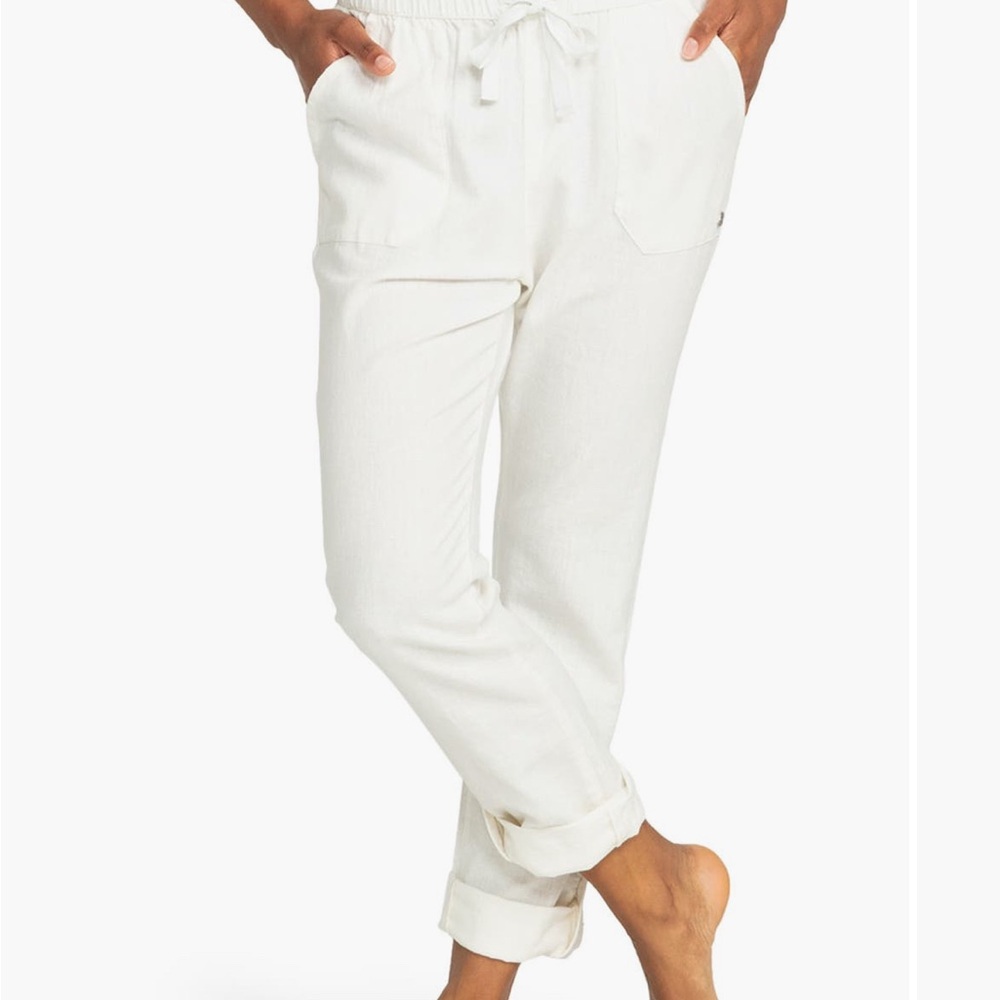 Roxy linen pants